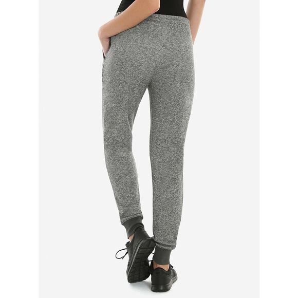 NEW Overwatch Logo Heathered Drawstring Jogger Sweat Pants in Grey - Picture 2 of 8